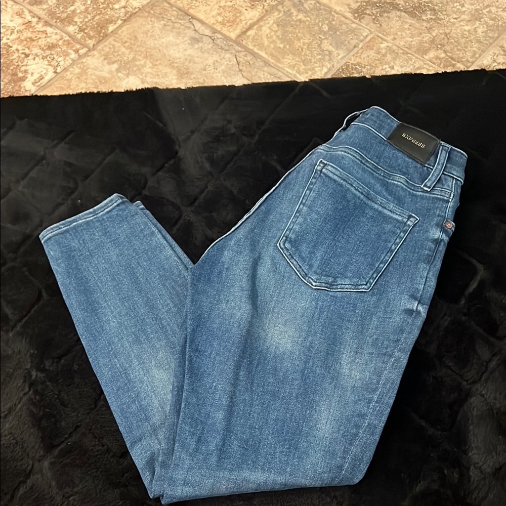 Express Blue Skinny Jeans Classic Style